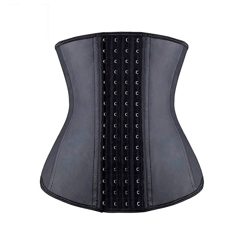 High-Waisted Latex Waist Trainer - Tummy Control & Butt Lifting Corset for Effective Waist Shaping and Back Support