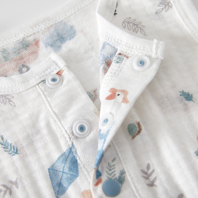 Summer Newborn Baby Romper, 100% Pure Cotton Material, 1-24Months - babysmile03