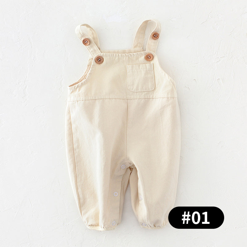 Beige/Light Brown Overalls for Babies, 6-36Months