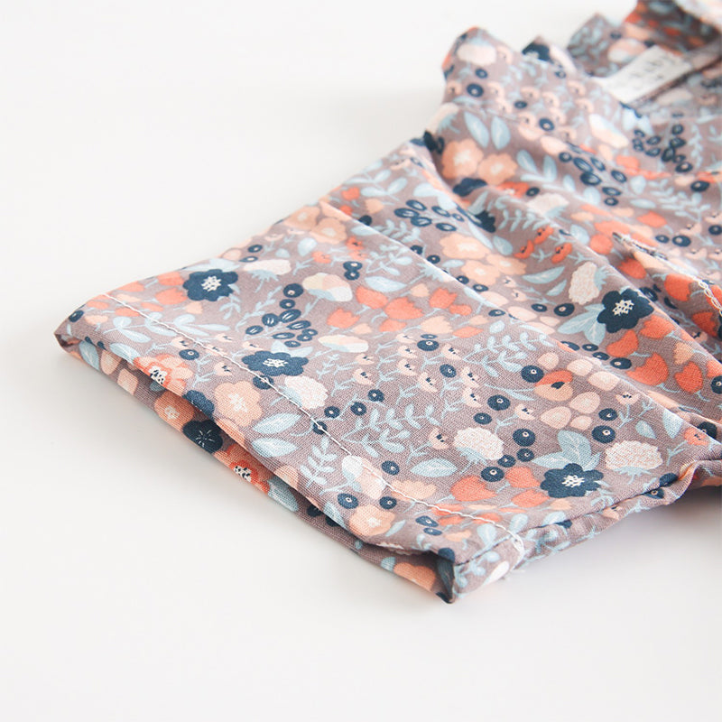 Baby Girls Floral Bodysuits, 100% Pure Cotton Material, 0-36Months