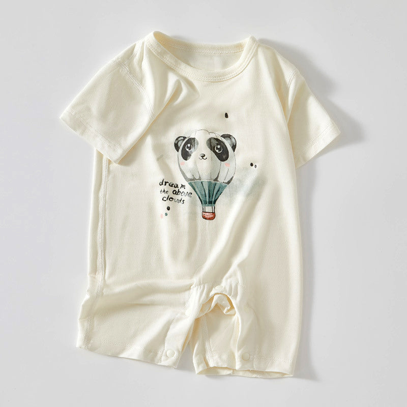 Summer Baby Romper, Natural Plant Fiber, 1-24Months - babysmile03