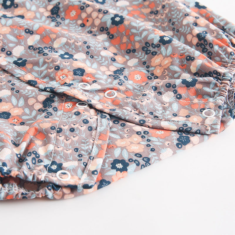 Baby Girls Floral Bodysuits, 100% Pure Cotton Material, 0-36Months