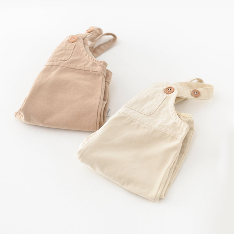 Beige/Light Brown Overalls for Babies, 6-36Months