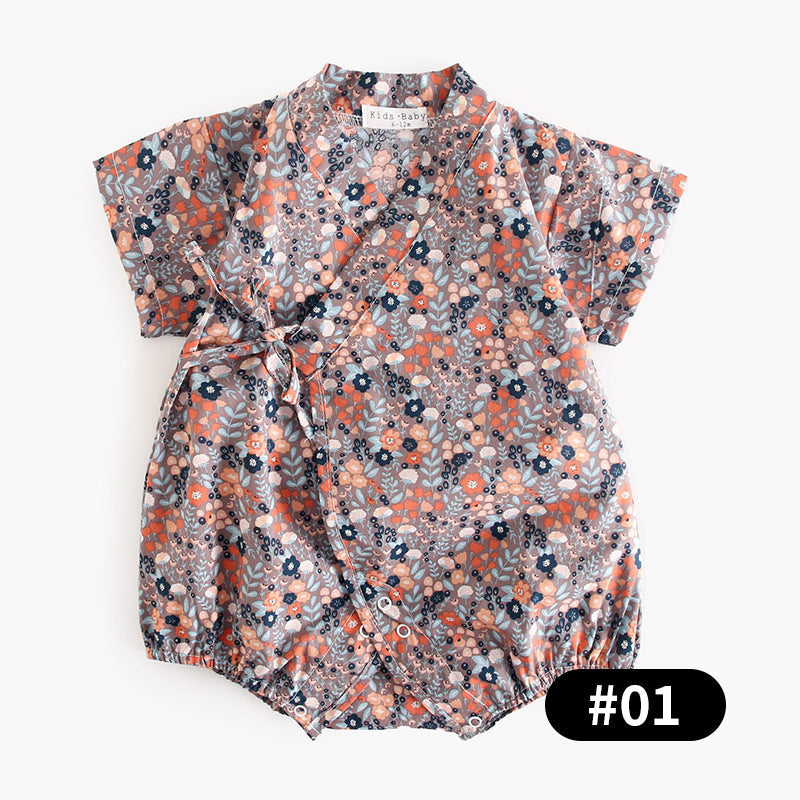 Baby Girls Floral Bodysuits, 100% Pure Cotton Material, 0-36Months