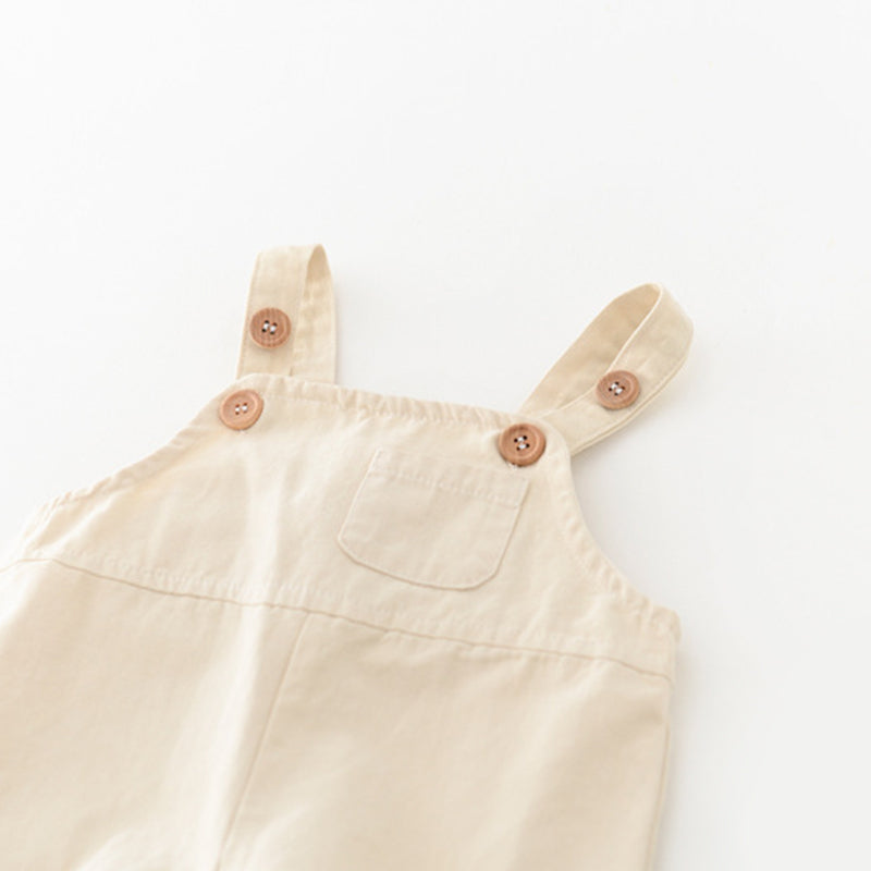 Beige/Light Brown Overalls for Babies, 6-36Months