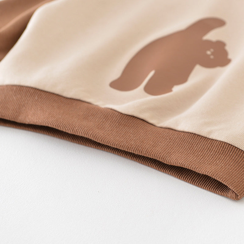 Cartoon Bear Pattern Baby Sweater, 6-36Months