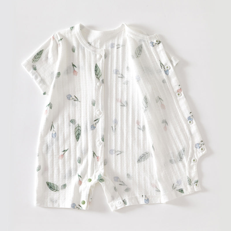 Summer Newborn Baby Romper, 100% Pure Cotton Material, 1-24Months - babysmile03