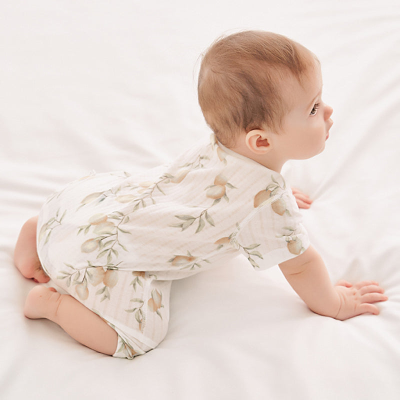 Summer Newborn Baby Romper, 100% Pure Cotton Material, 1-24Months - babysmile03