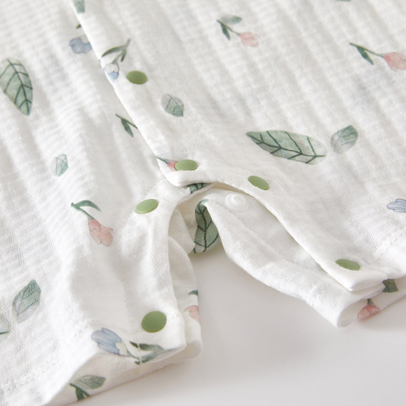 Summer Newborn Baby Romper, 100% Pure Cotton Material, 1-24Months - babysmile03