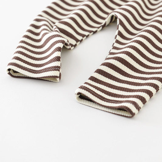 Loose-Fitting Baby Trousers with a Striped Pattern, 6-36Months