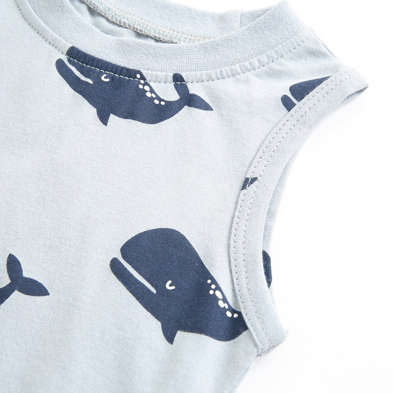 Animal Print Baby Bodysuits, 100% Pure Cotton Material, 0-36Months