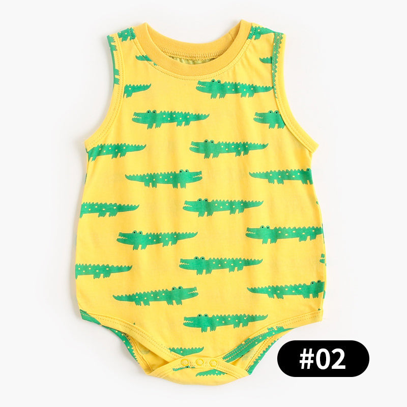 Animal Print Baby Bodysuits, 100% Pure Cotton Material, 0-36Months