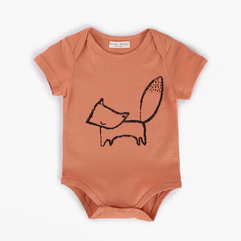 Baby Bodysuits with Patterns or Letters, 100% Pure Cotton Material, 0-36Months