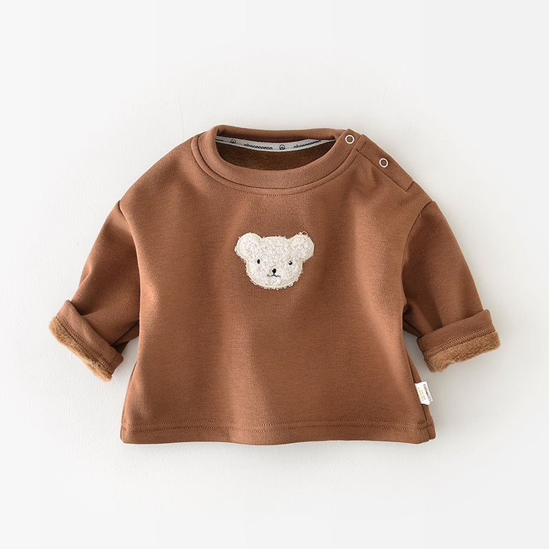 Cartoon Bear Pattern Baby Sweater, 6-36Months