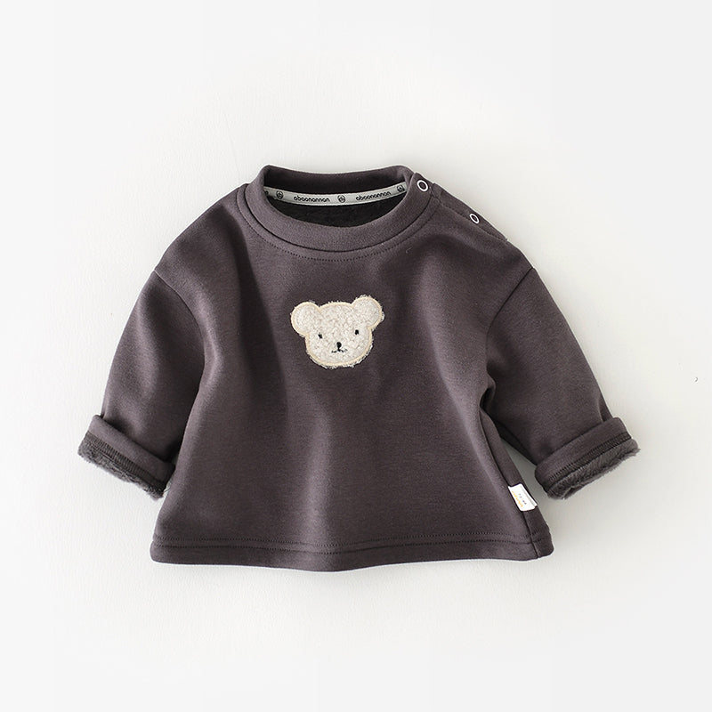 Cartoon Bear Pattern Baby Sweater, 6-36Months