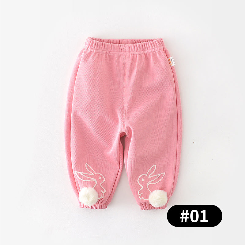 Cute Bunny Pattern Baby Trousers, 6-36Months