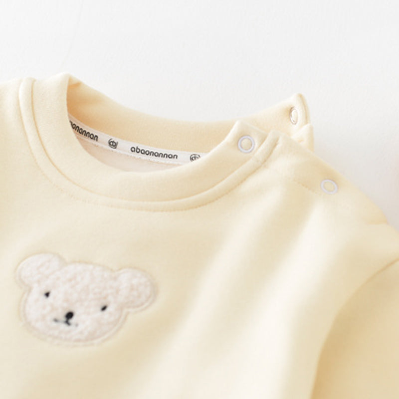 Cartoon Bear Pattern Baby Sweater, 6-36Months
