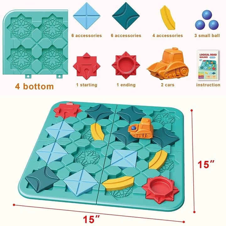 Road Maze Board Montessori Toys