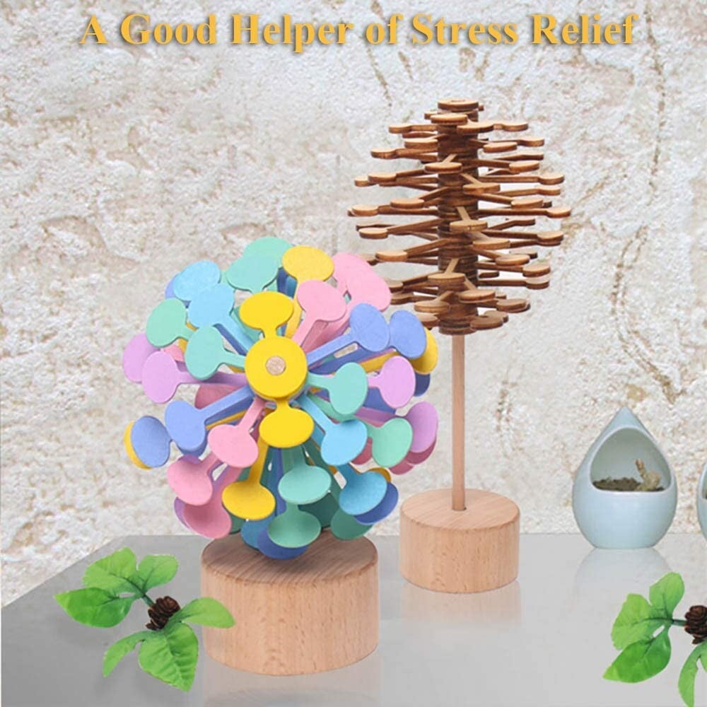 Wooden spinning lollipop