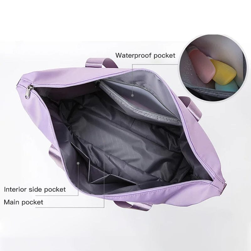 💖High-capacity Double-layer Wet Separation Travelling Bag