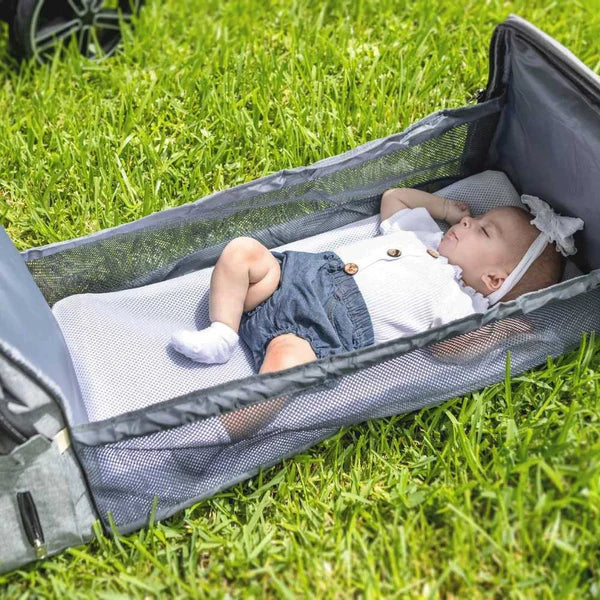 2 in 1 Backpack Diaper Bag & Crib - babysmile03