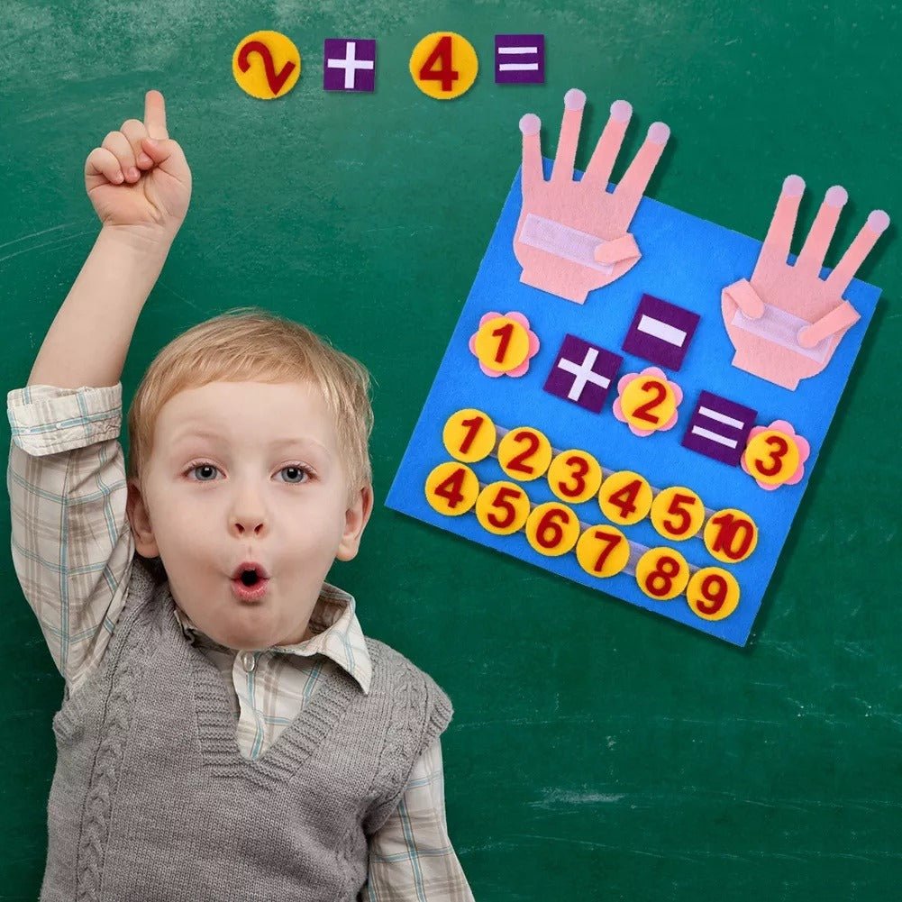 Finger and Number Learning - Math Felt Board Baby Toy