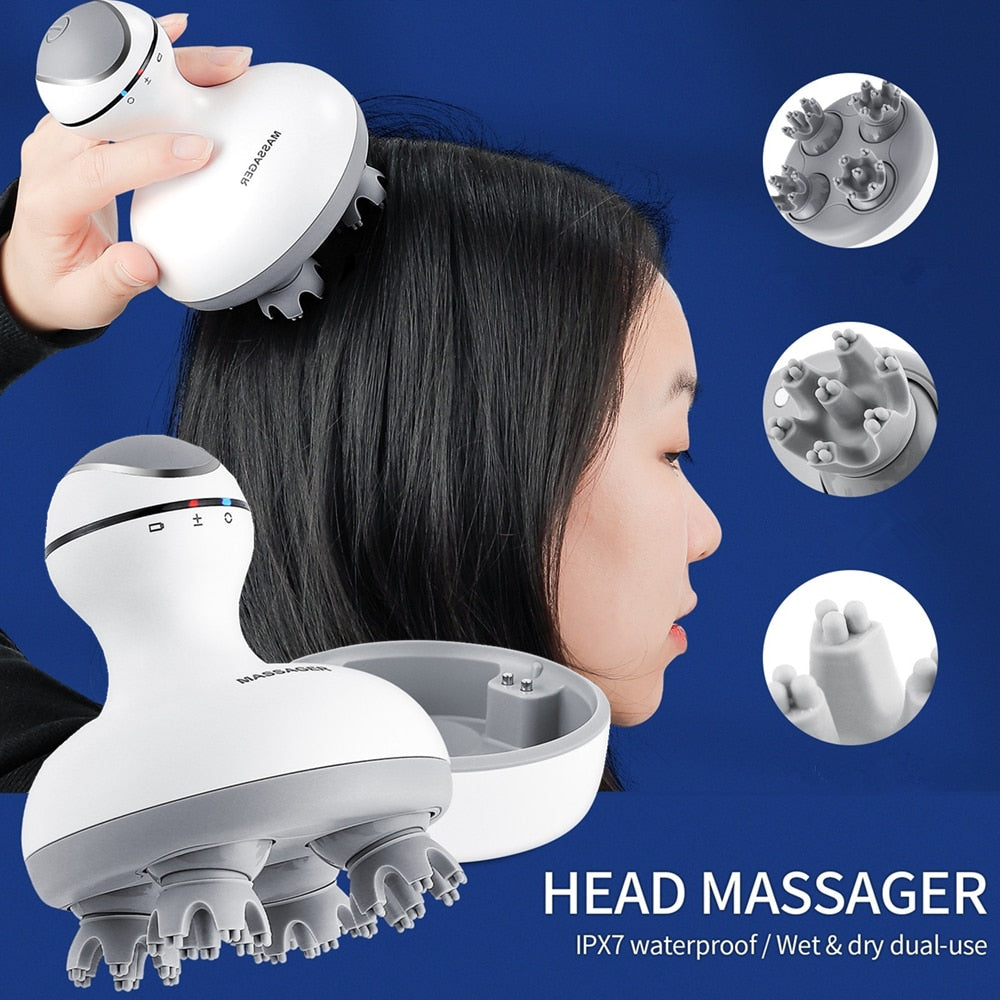 BB Waterproof Electric Head Massager for Moms