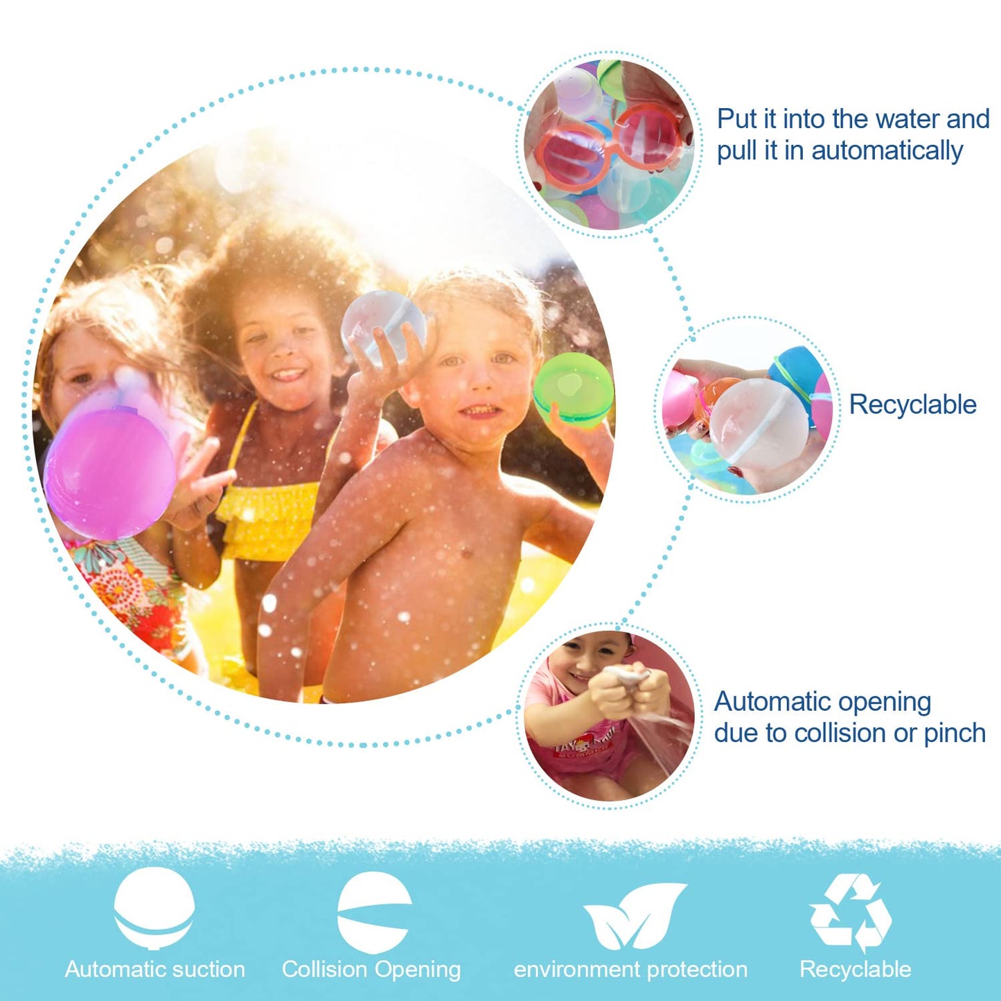 Magnetic Water Bombs