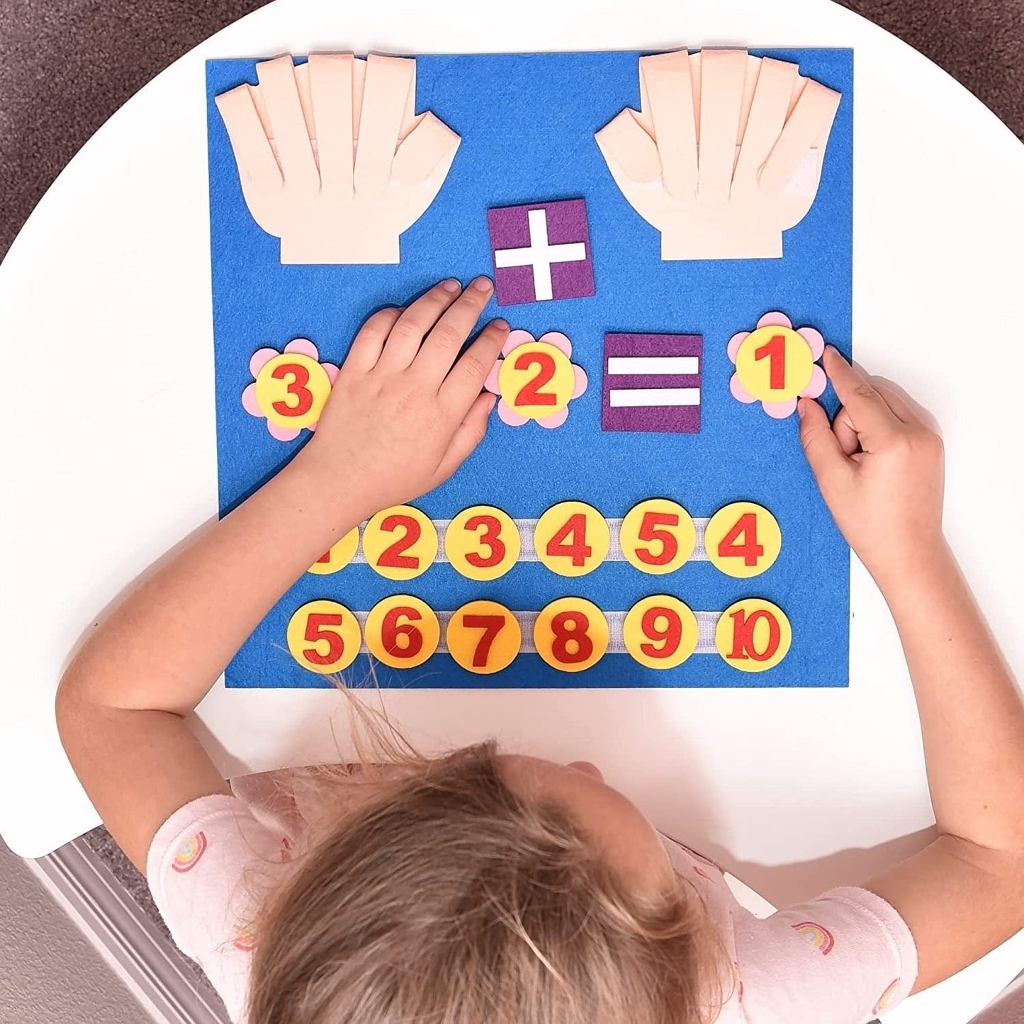 Finger and Number Learning - Math Felt Board Baby Toy