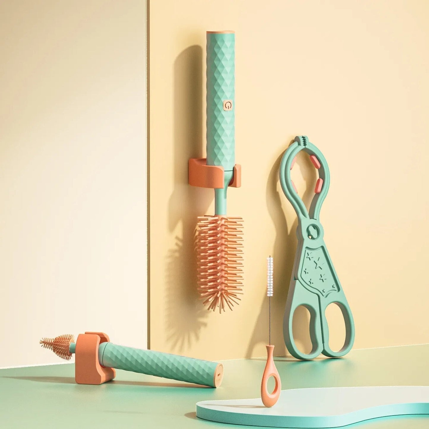 Electric 360° Rotating Bottle Brush