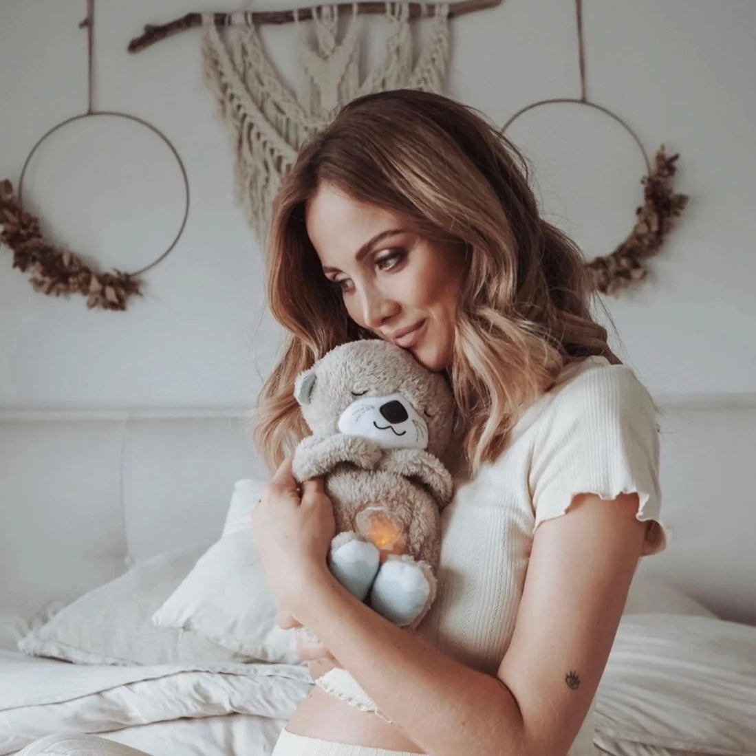 Snuggly Breathing Otter Buddy