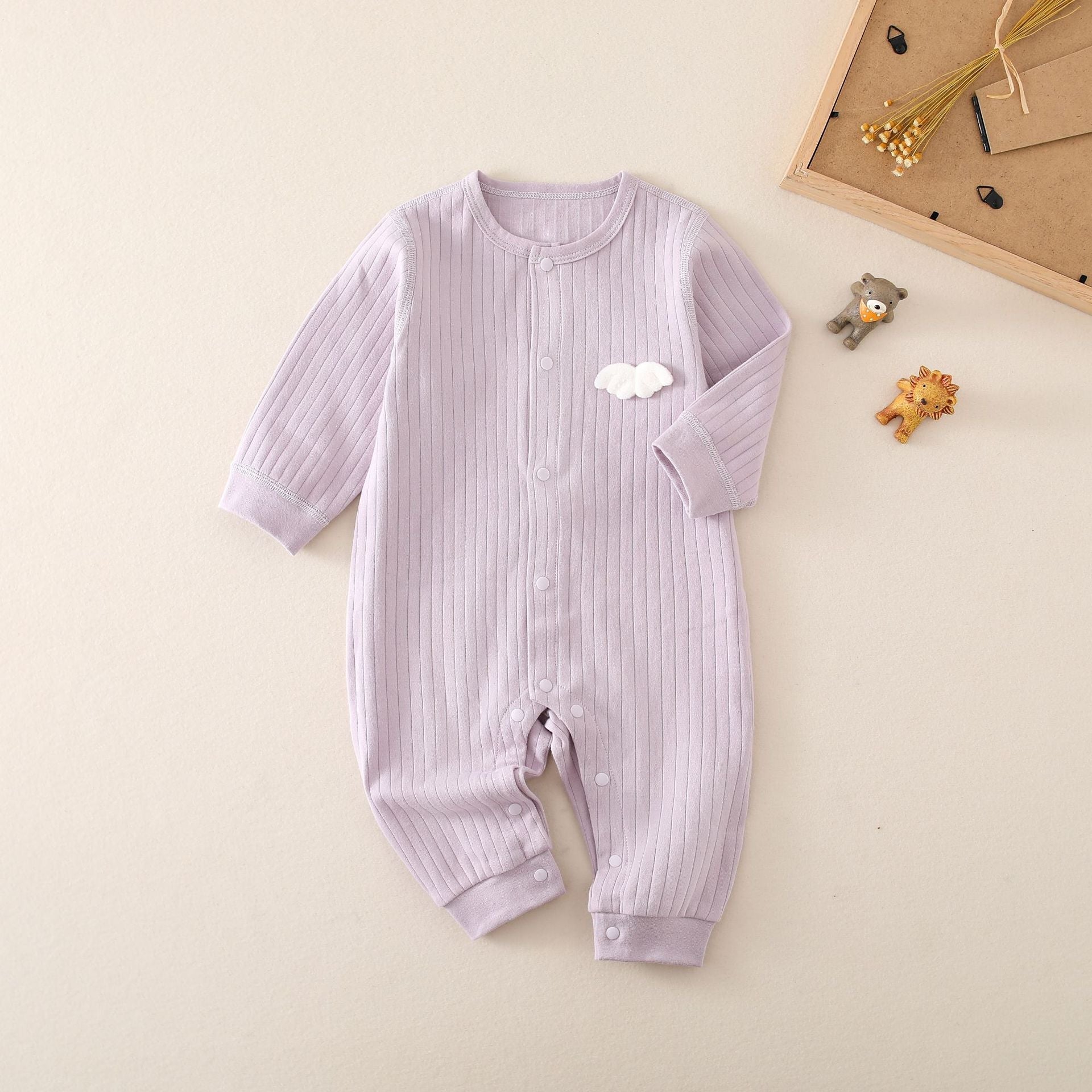 Newborn Baby Romper, 100% Pure Cotton Material, 3-24Months - babysmile03