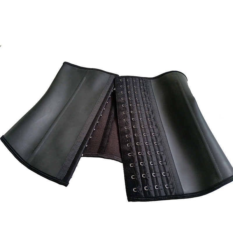 High-Waisted Latex Waist Trainer - Tummy Control & Butt Lifting Corset for Effective Waist Shaping and Back Support