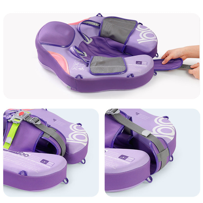 An Inflatable-Free Baby Swimming Ring with a Sunshade