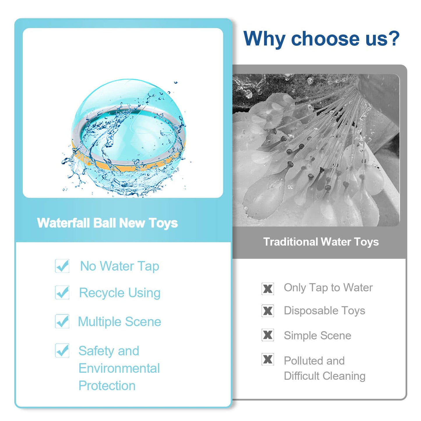 Magnetic Water Bombs