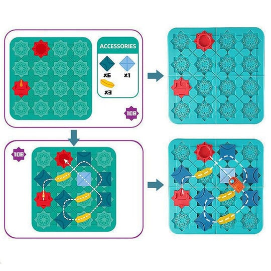 Road Maze Board Montessori Toys